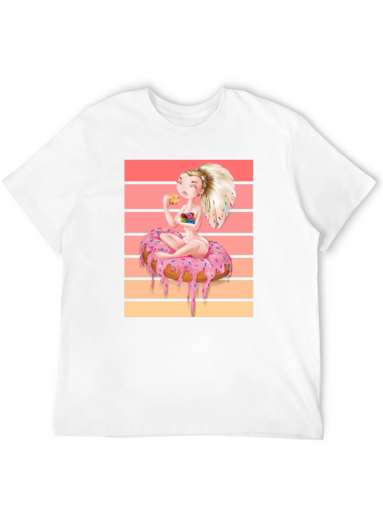 Donut Dream T-Shirt: Sweet Cartoon Tee