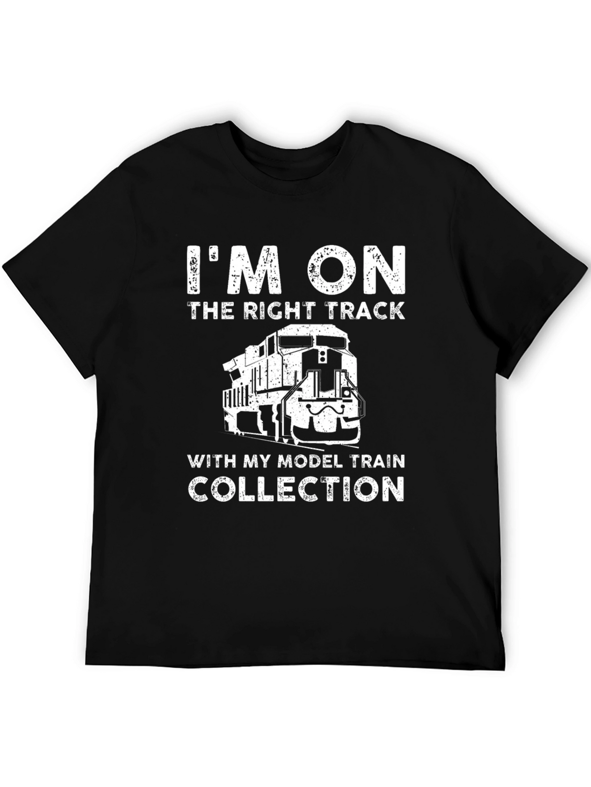Im On the Right Track Model Train Collection Tee