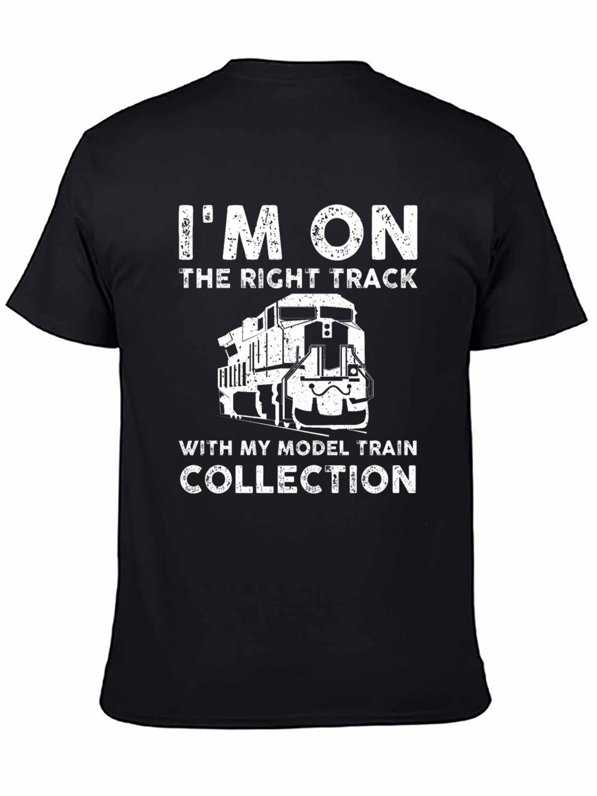 Im On the Right Track Model Train Collection Tee