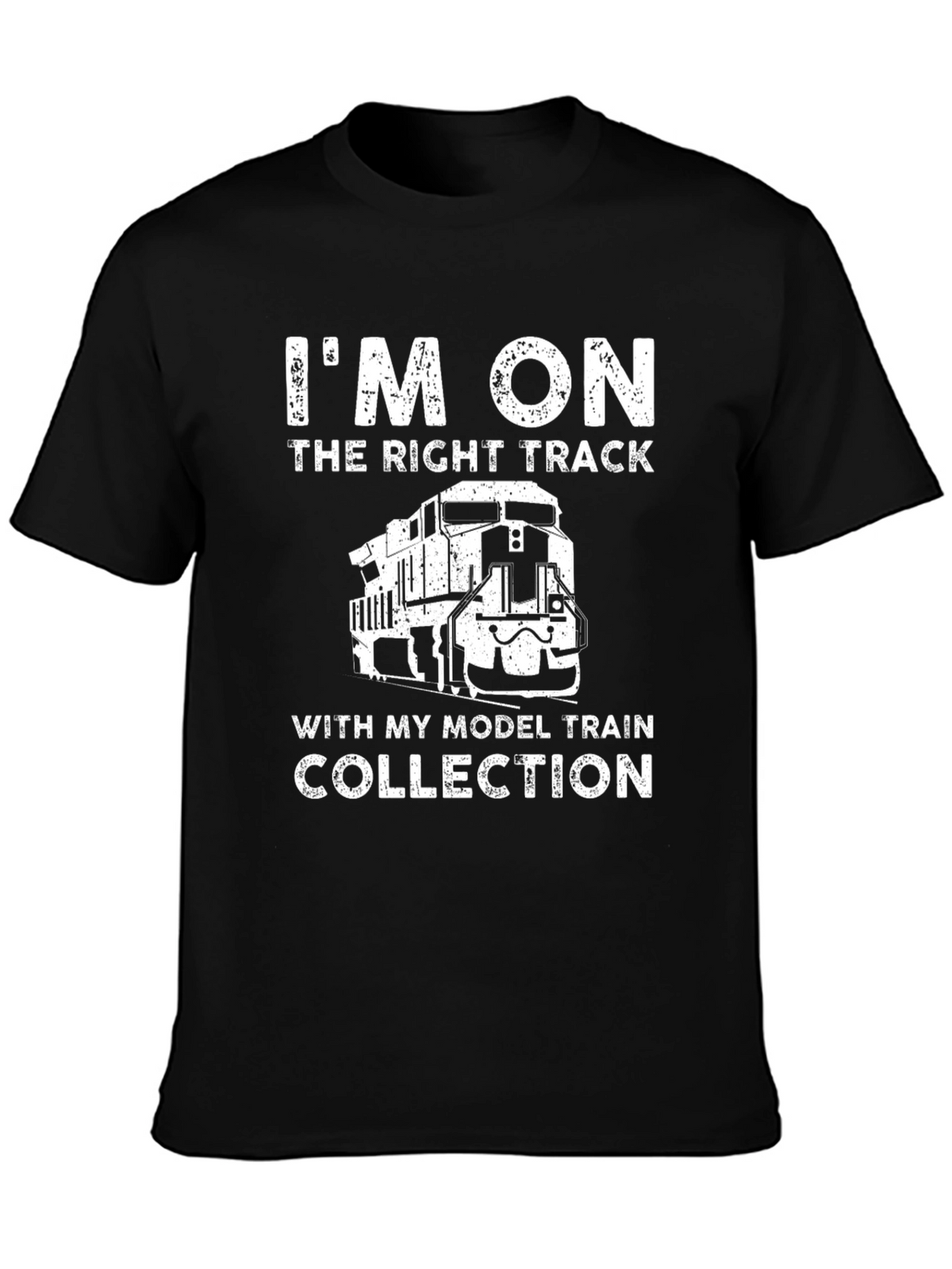 Im On the Right Track Model Train Collection Tee