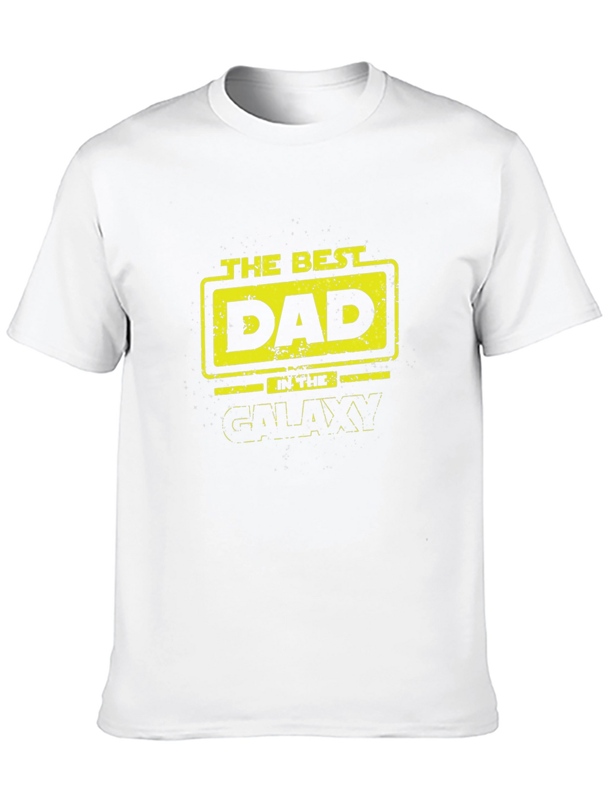 Best Dad in the Galaxy Mens Graphic T-Shirt
