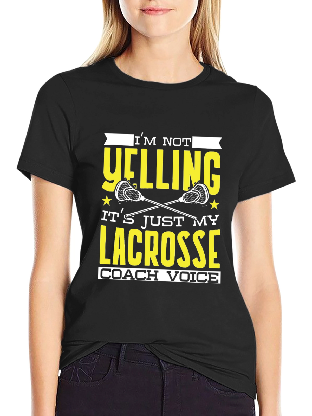 Lacrosse Coach Novelty Graphic T-Shirt