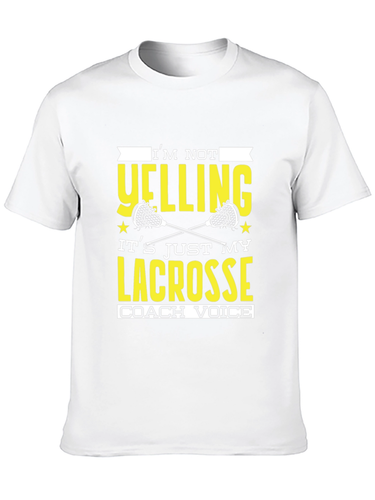 Lacrosse Coach Novelty Graphic T-Shirt