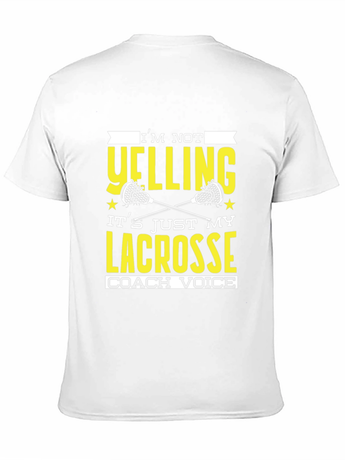 Lacrosse Coach Novelty Graphic T-Shirt