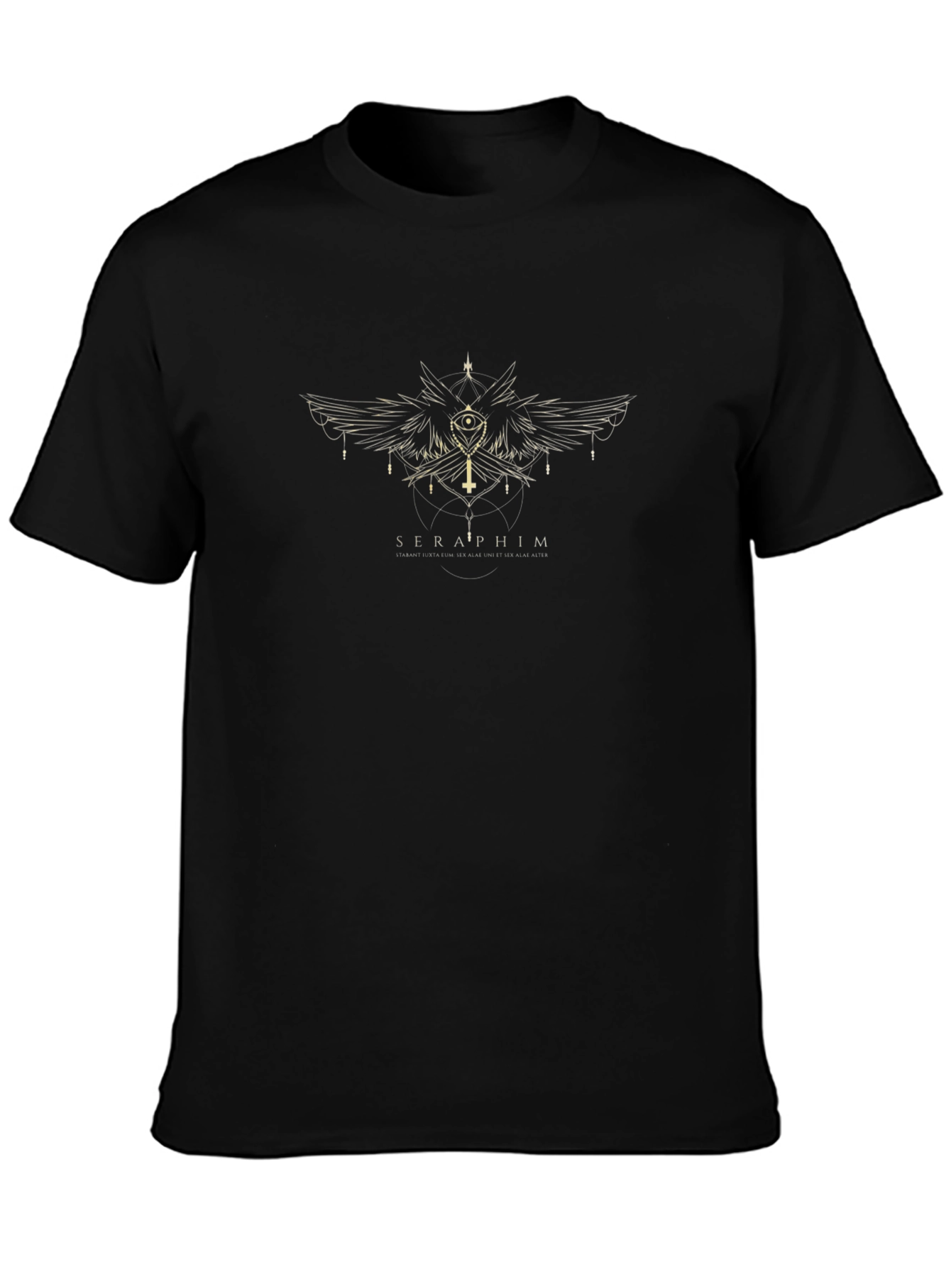 Seraphim Graphic Black T-Shirt