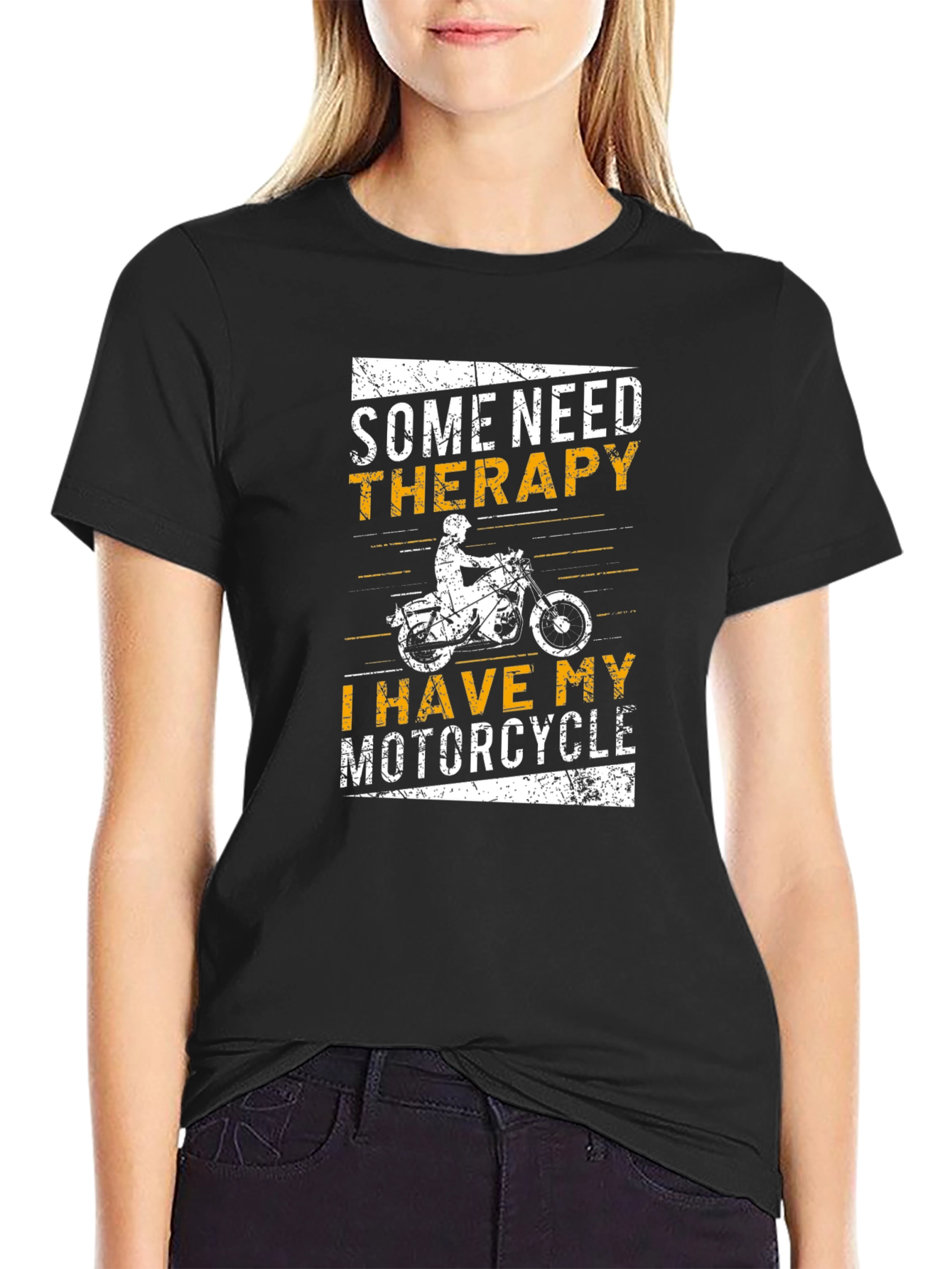 Motorcycle Therapy Graphic T-Shirt