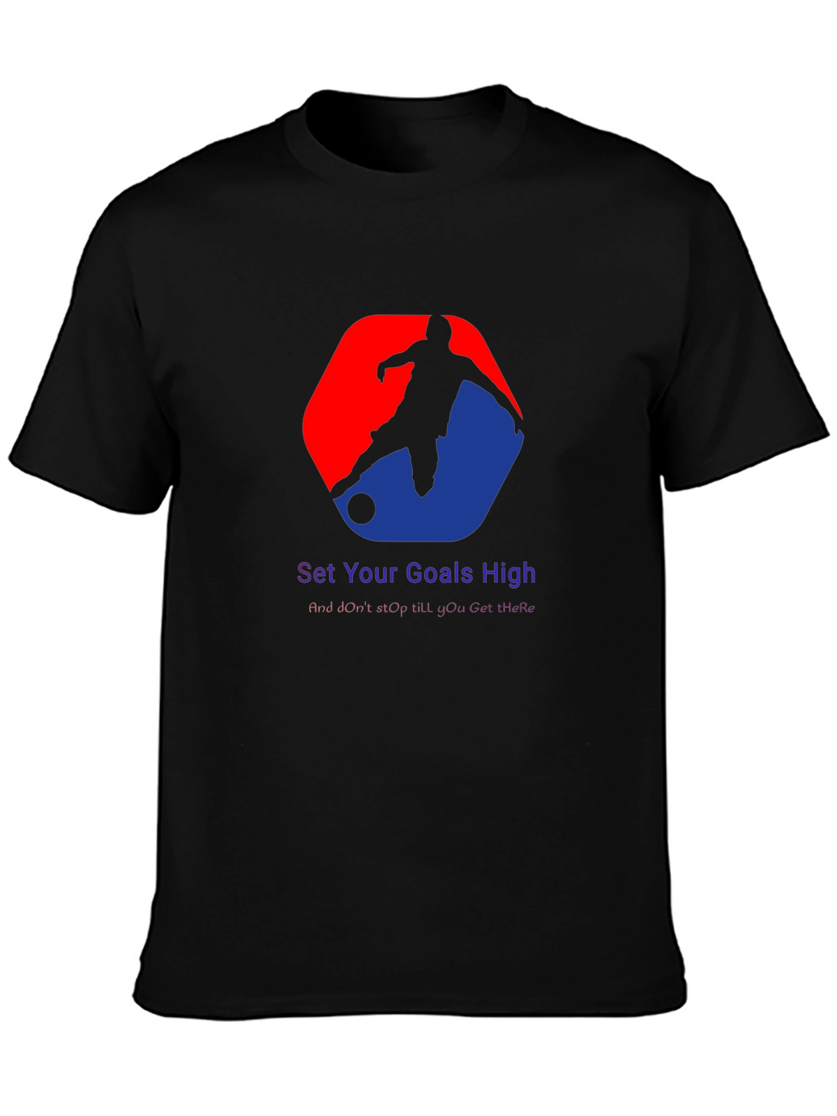 Motivational Soccer Graphic T-Shirt