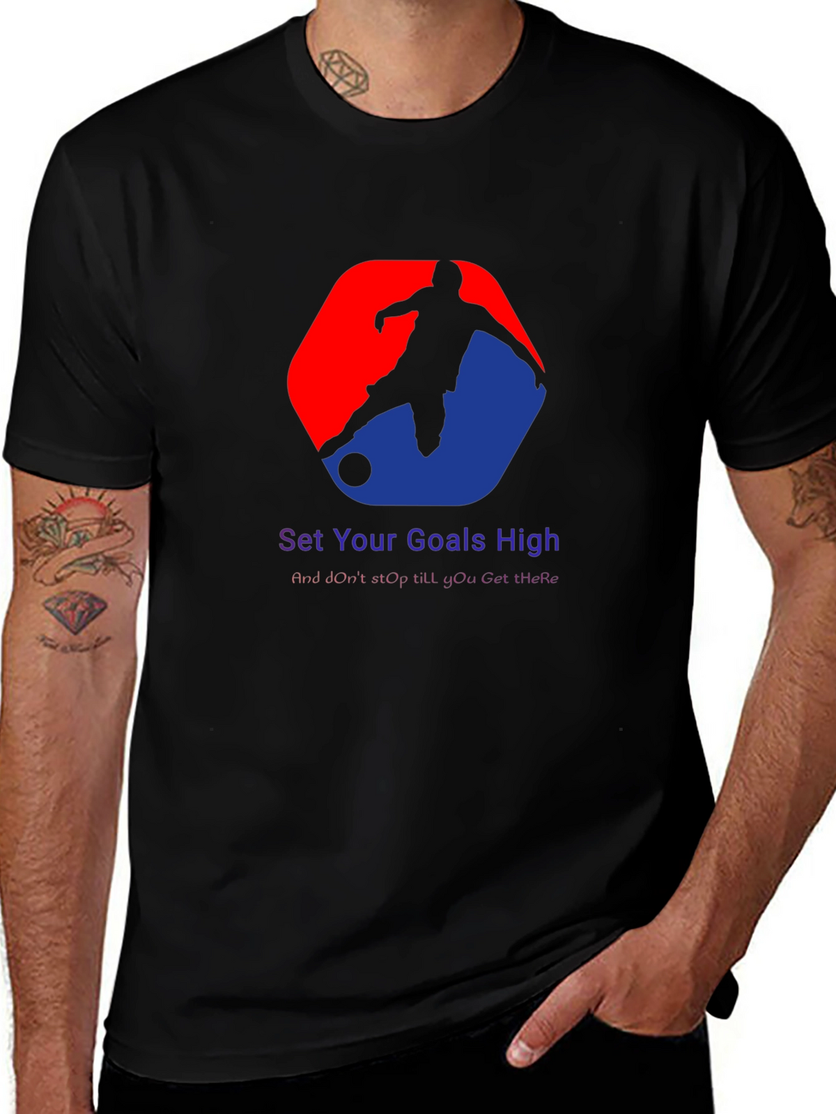 Motivational Soccer Graphic T-Shirt