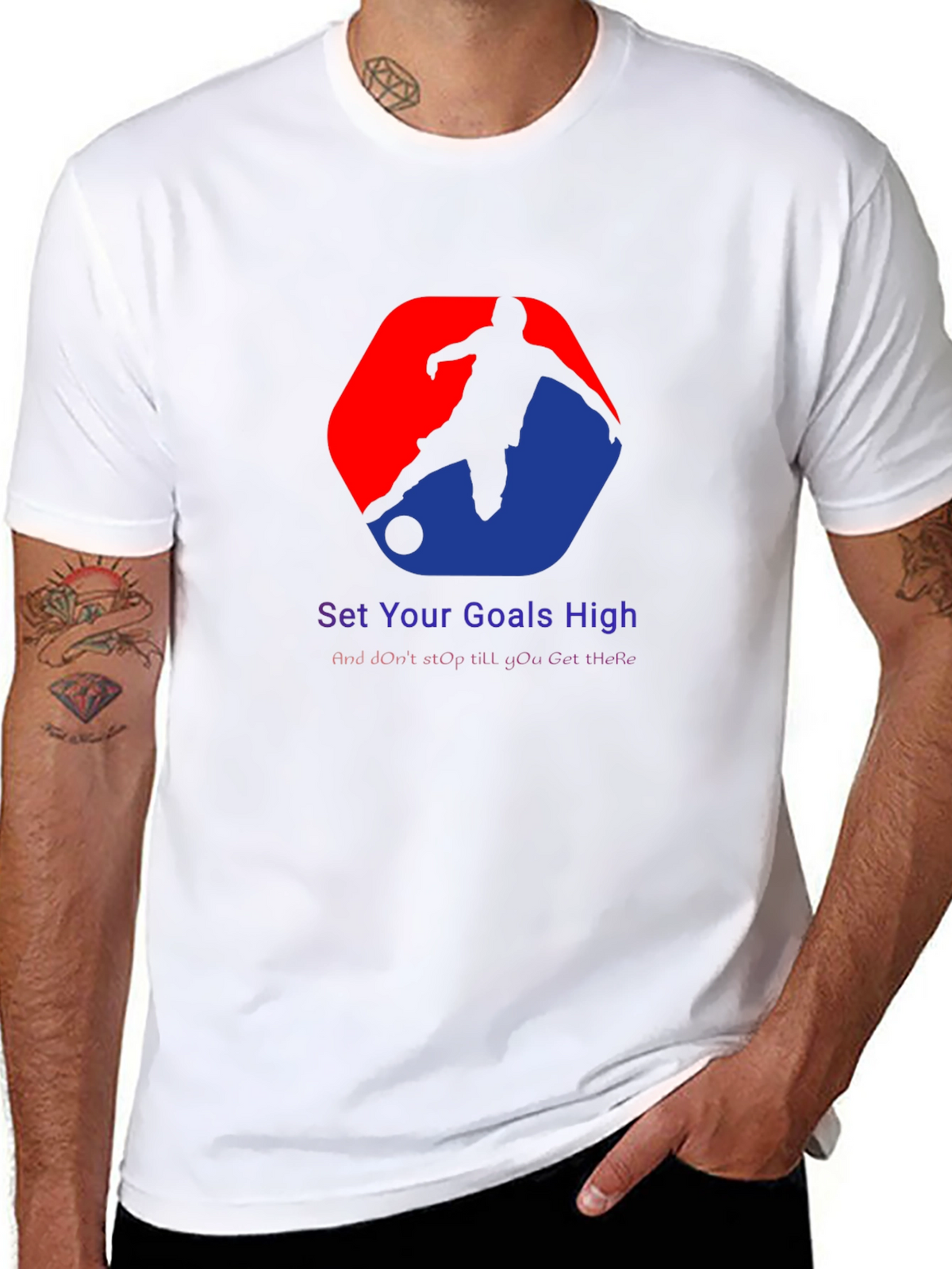 Motivational Soccer Graphic T-Shirt