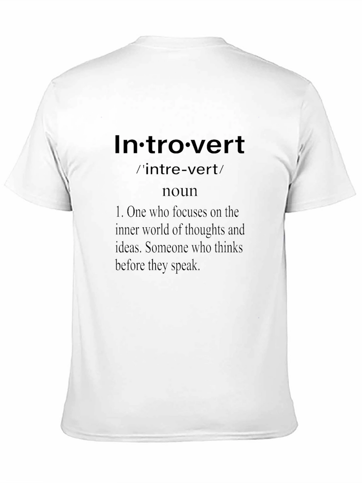 Introvert Definition T-Shirt - Comfortable & Stylish