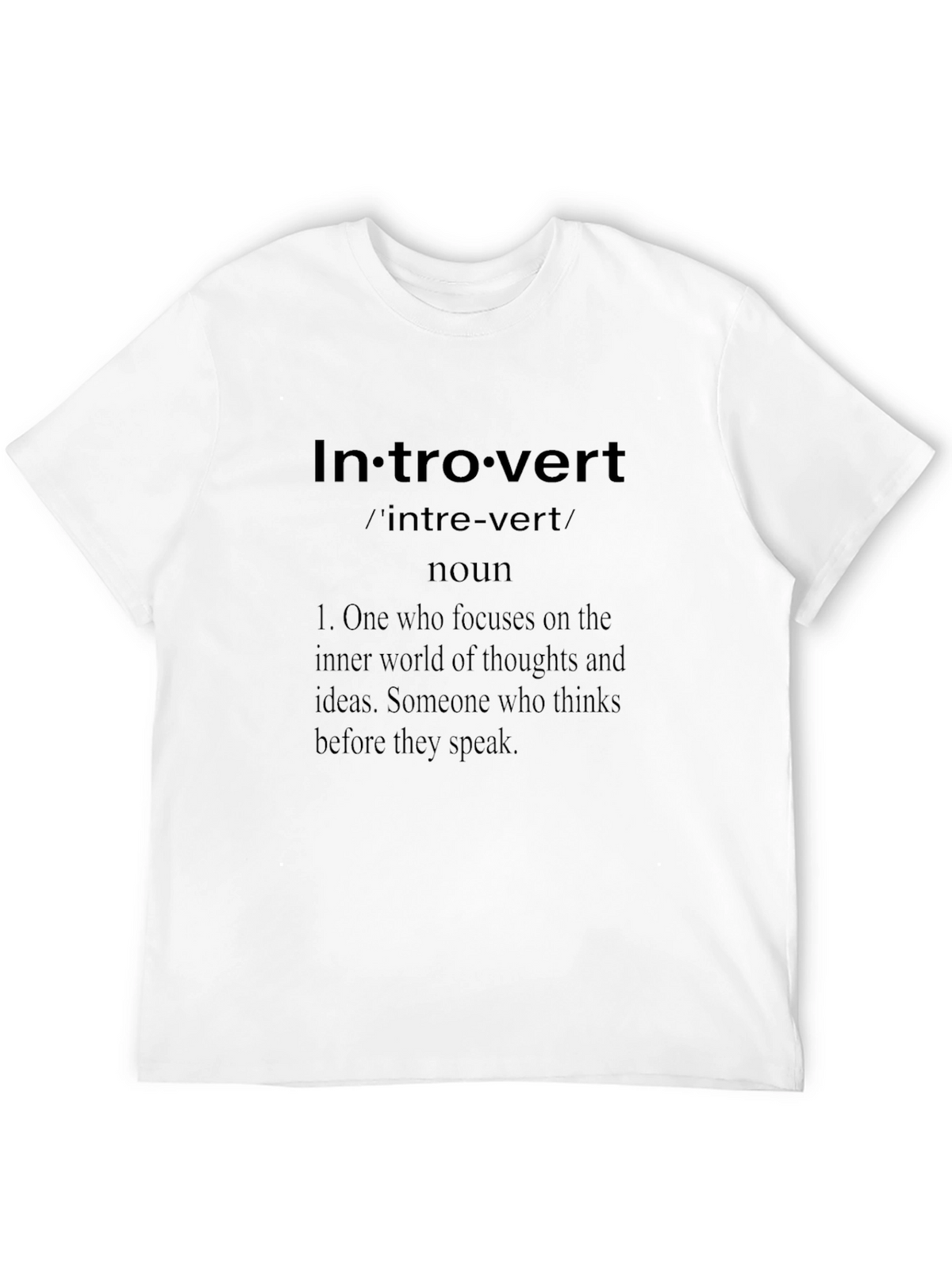 Introvert Definition T-Shirt - Comfortable & Stylish
