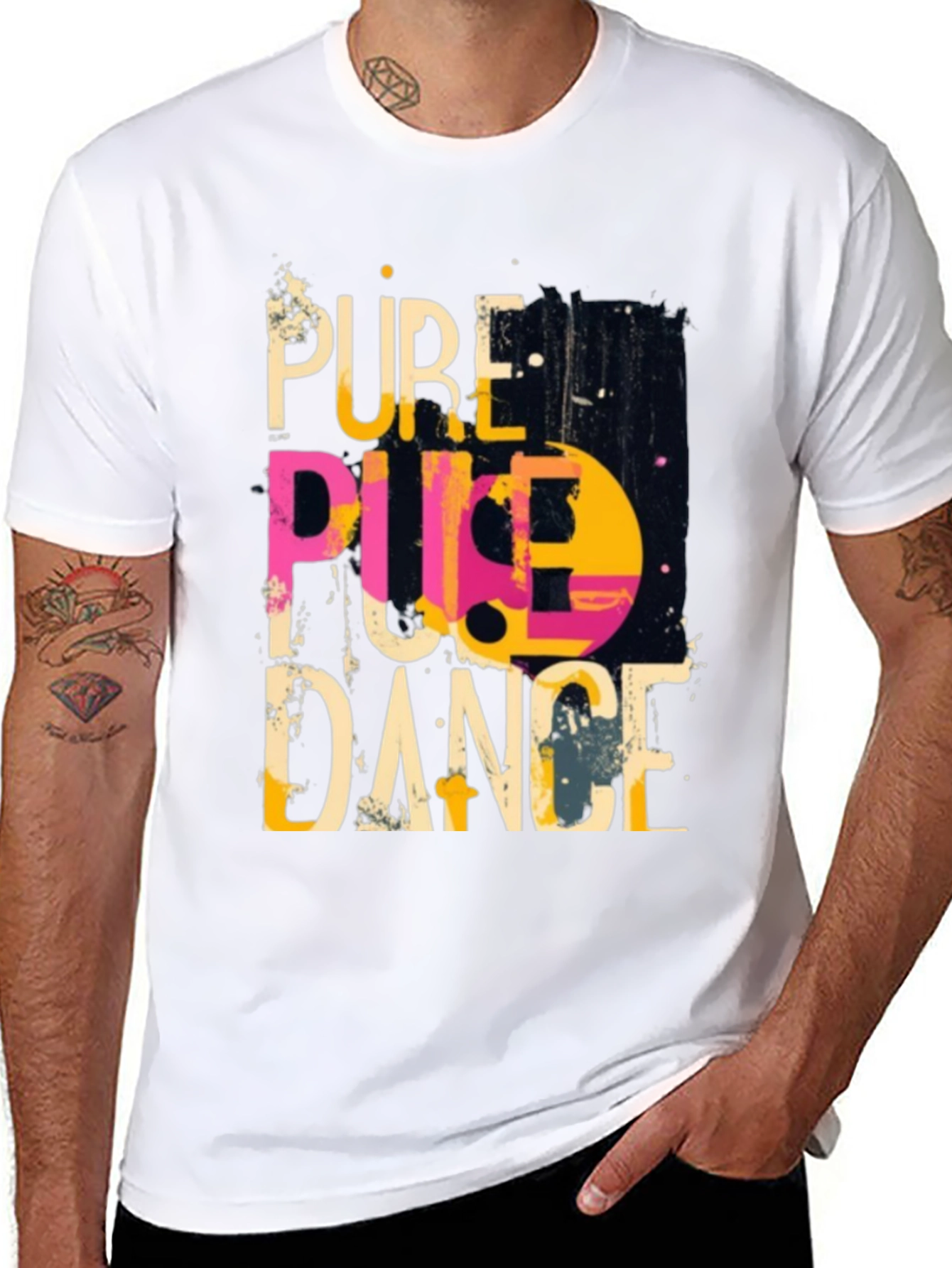 Pure Dance Black Graphic Tee