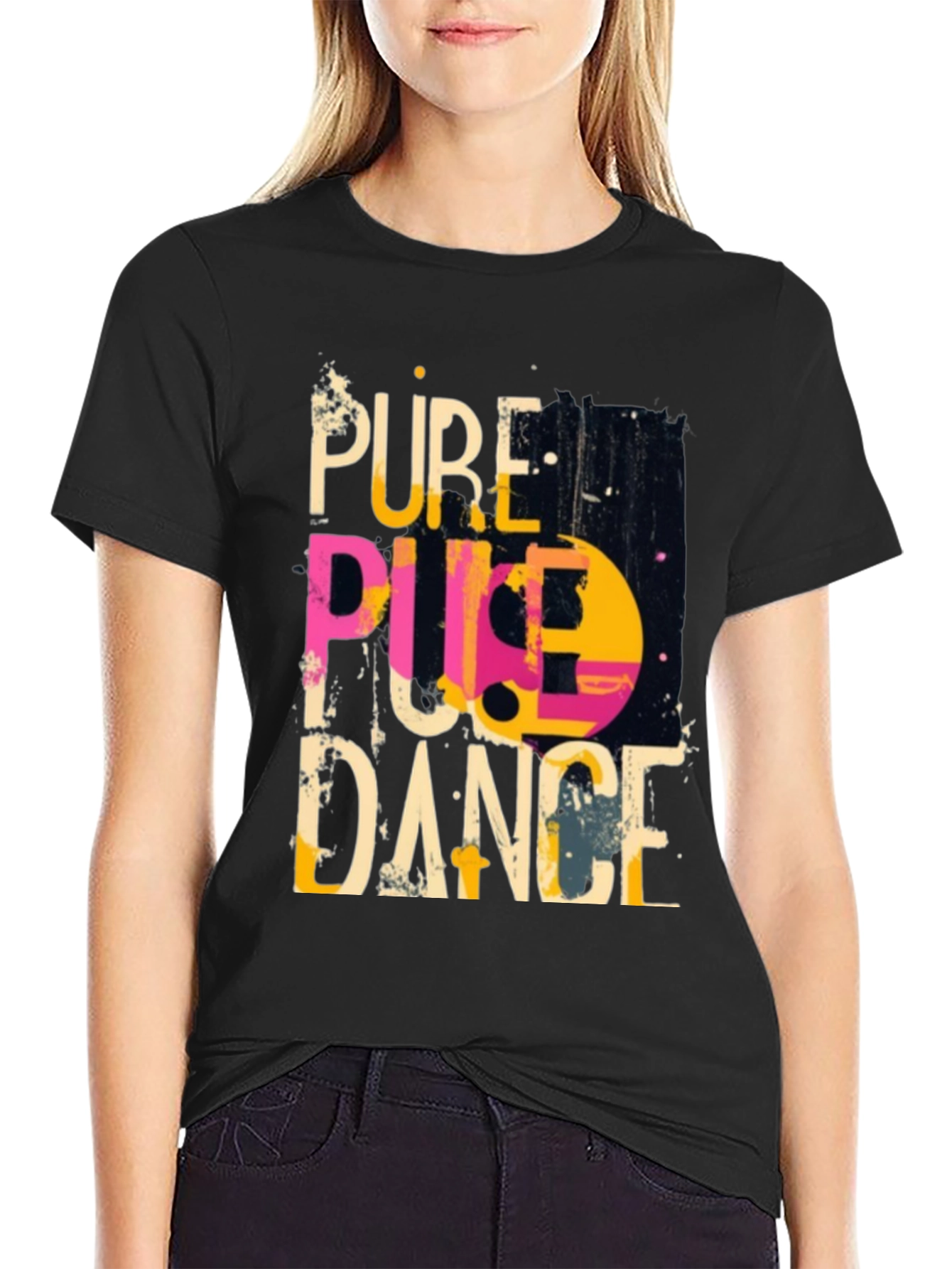 Pure Dance Black Graphic Tee