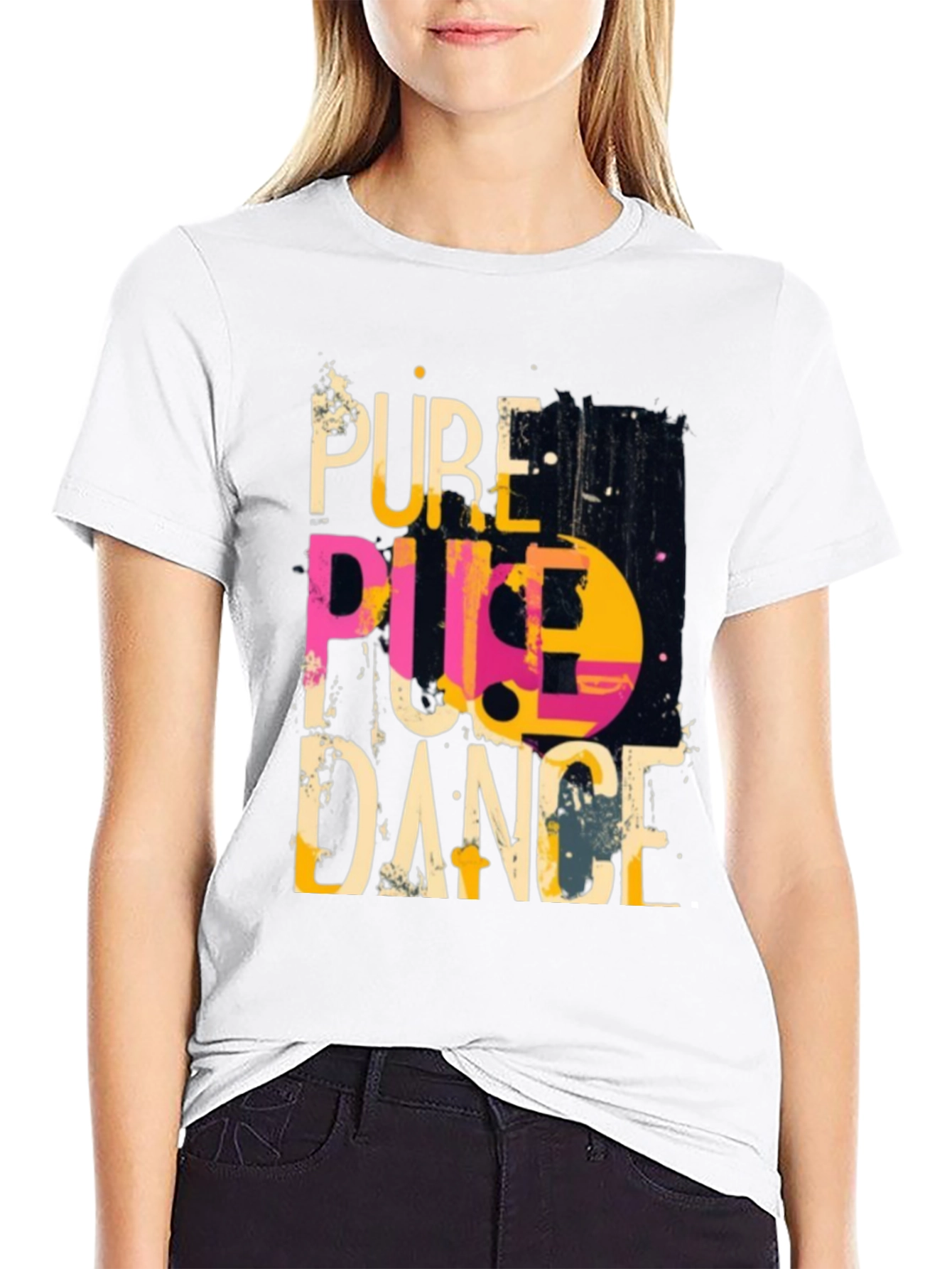 Pure Dance Black Graphic Tee