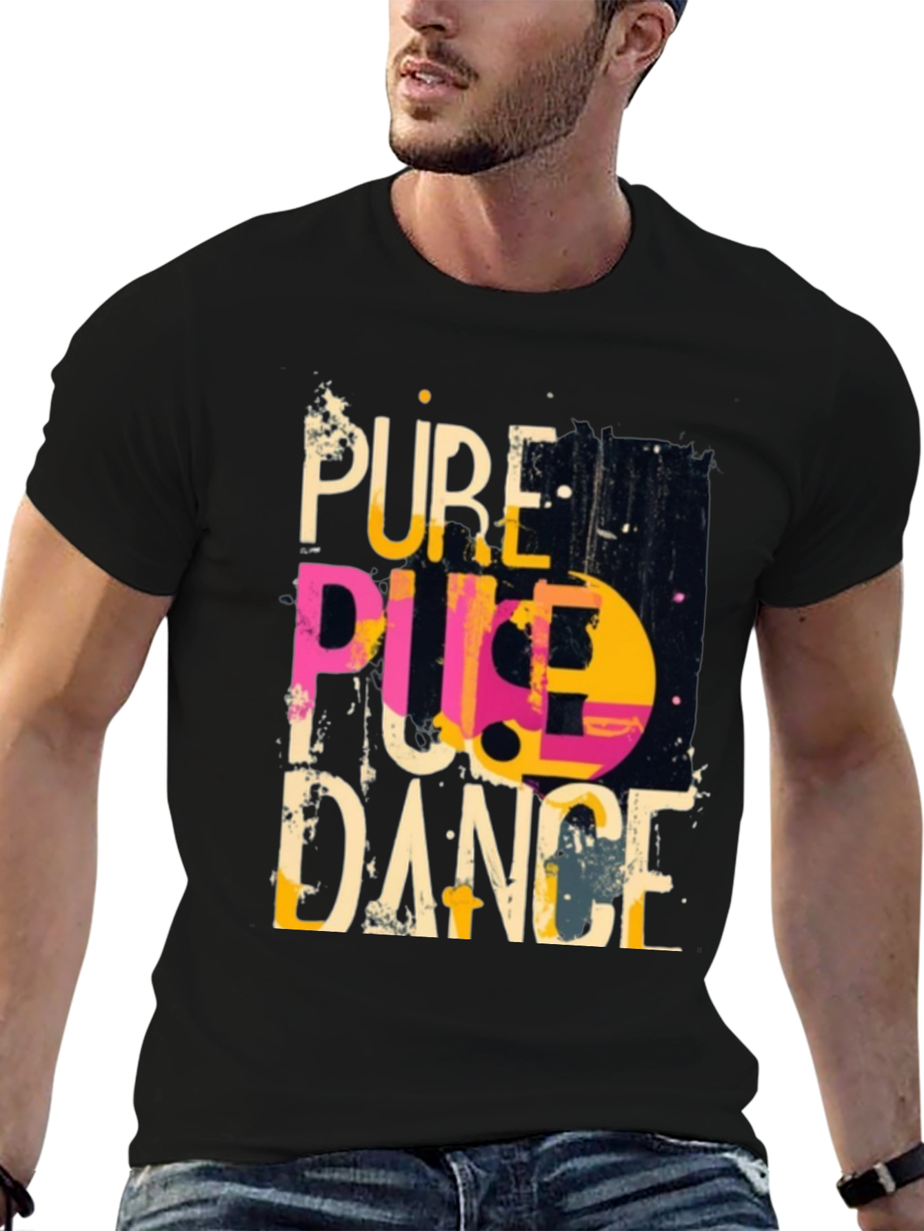 Pure Dance Black Graphic Tee