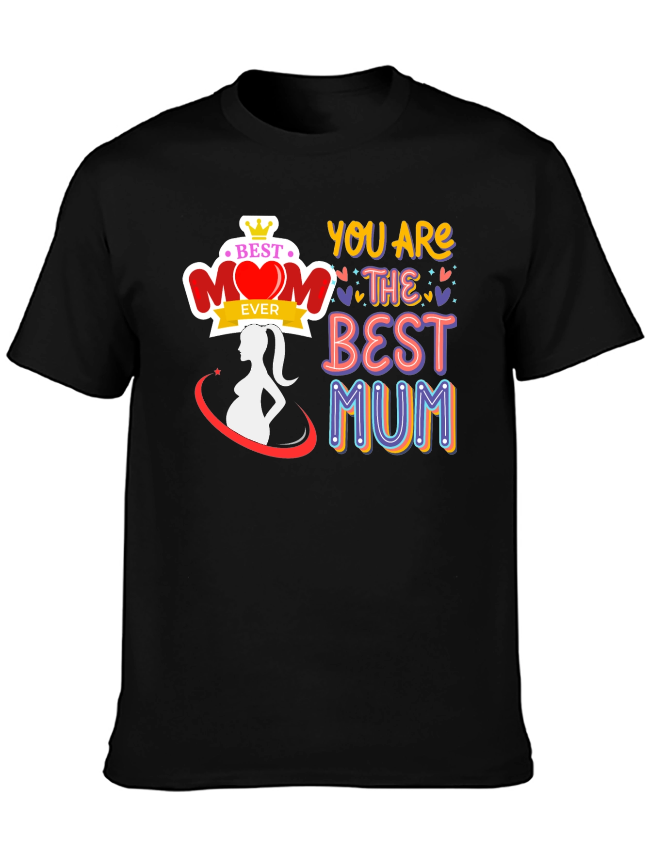 Best Mom Ever T-Shirt Maternity Tee