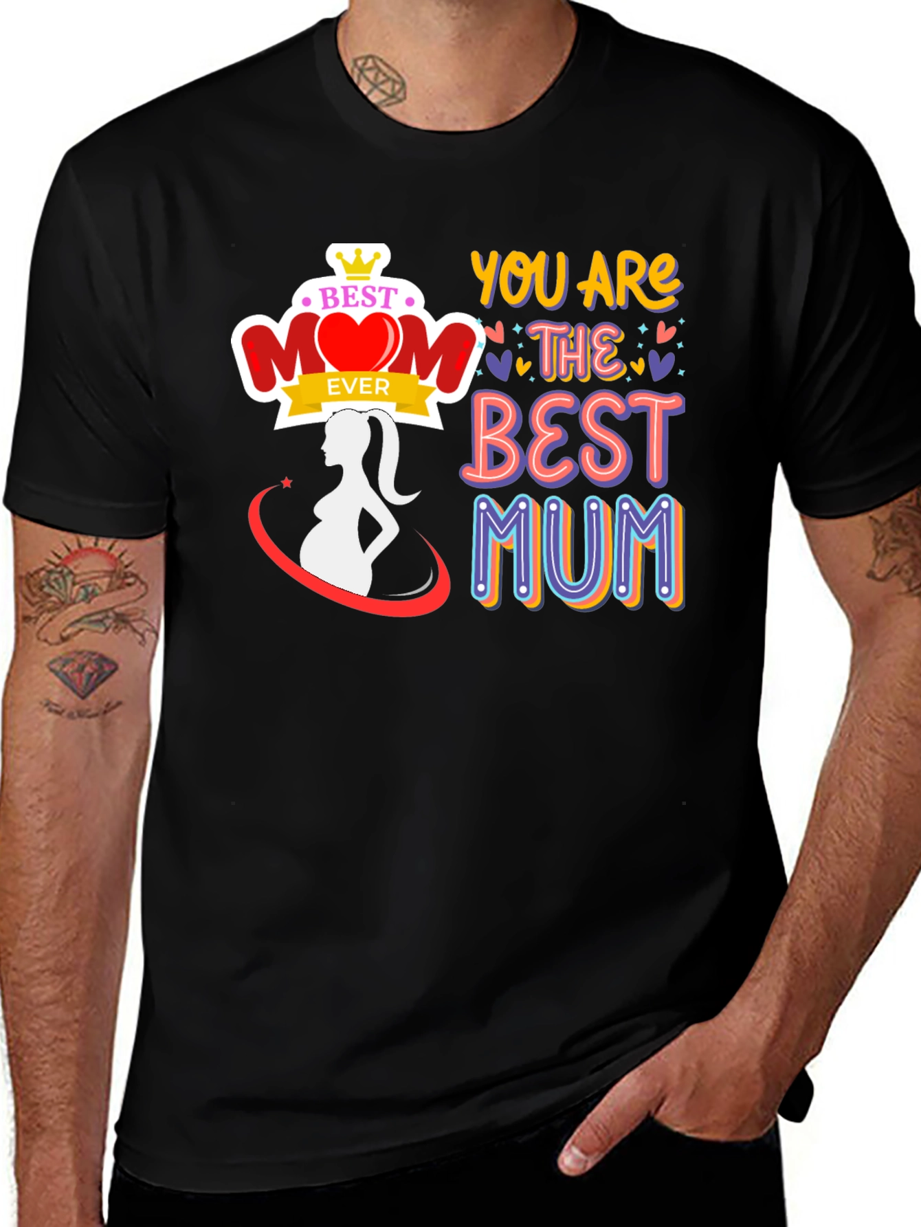Best Mom Ever T-Shirt Maternity Tee