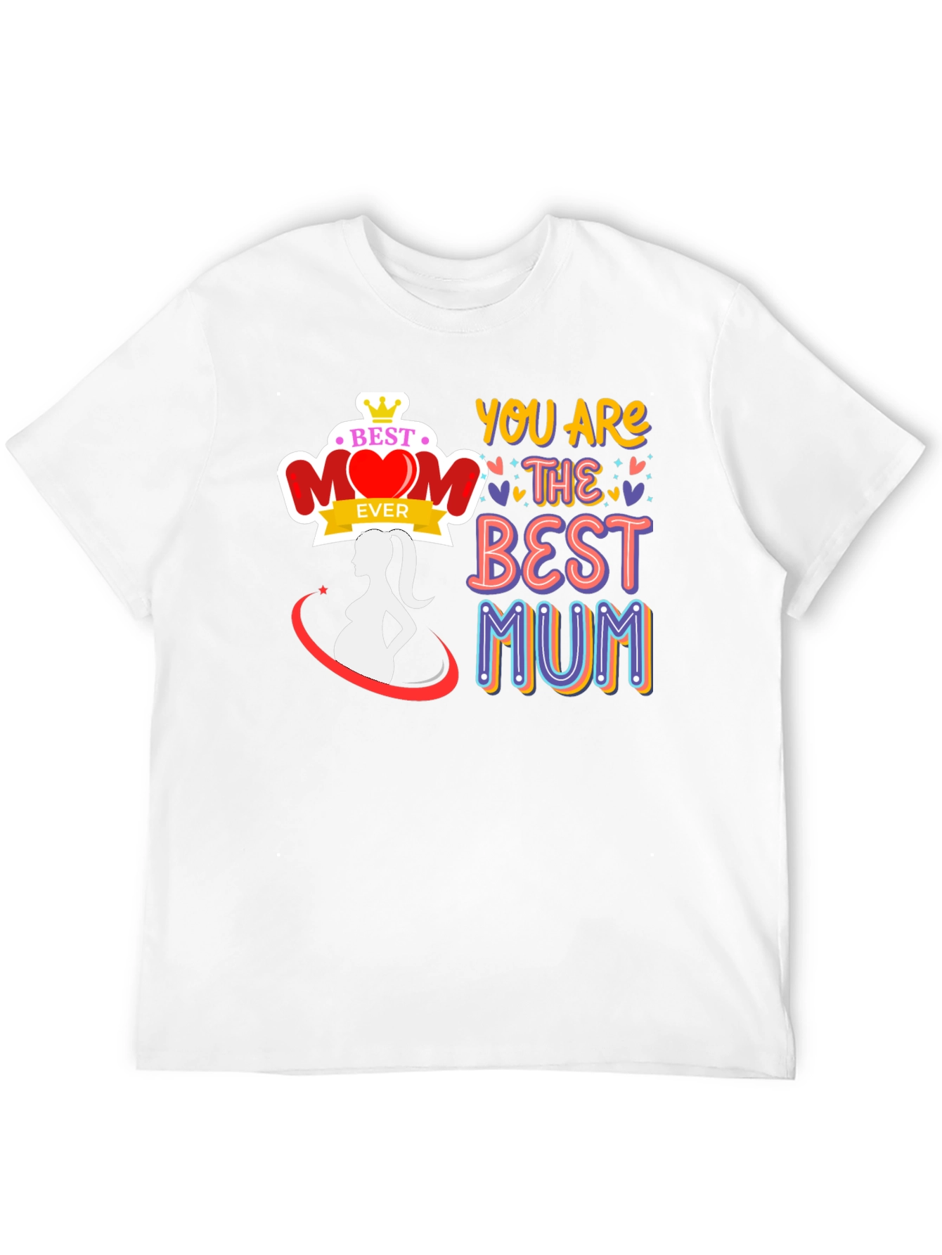 Best Mom Ever T-Shirt Maternity Tee