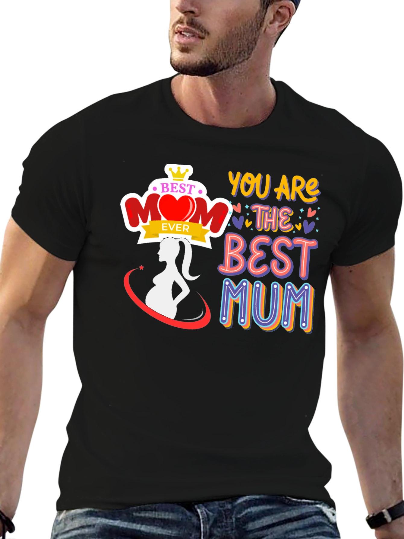 Best Mom Ever T-Shirt Maternity Tee
