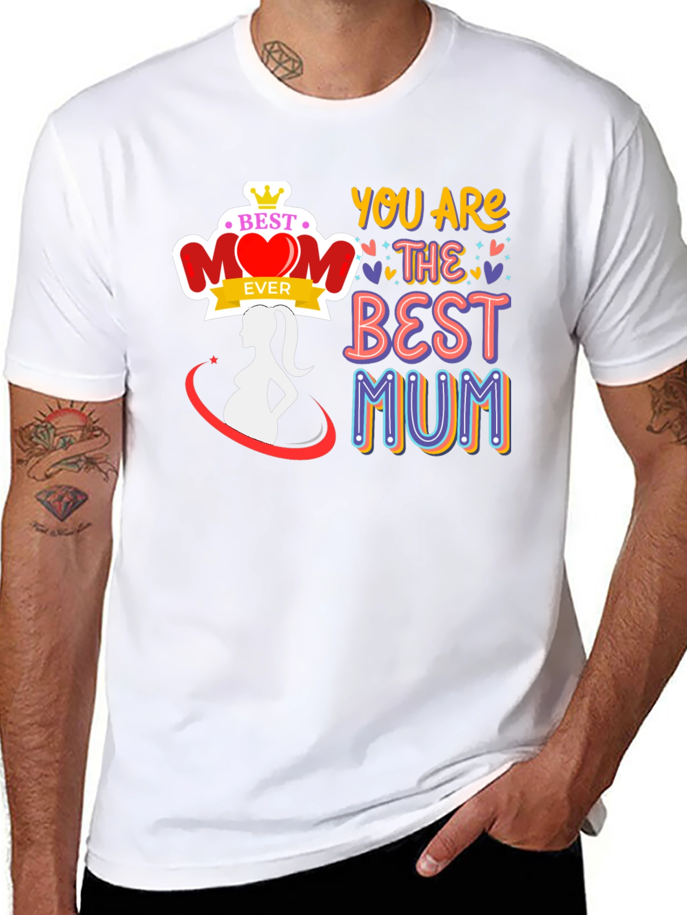 Best Mom Ever T-Shirt Maternity Tee