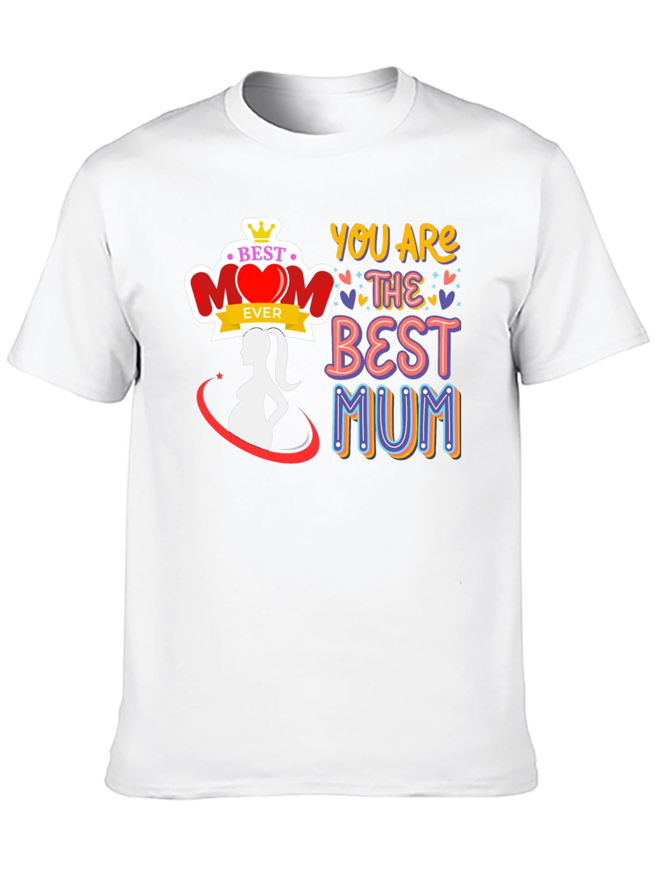 Best Mom Ever T-Shirt Maternity Tee