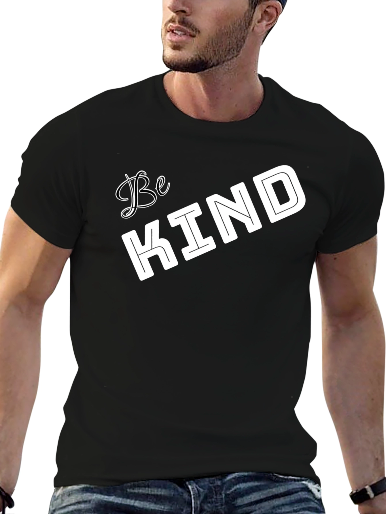 Be Kind Graphic Tee - Soft Cotton Blend
