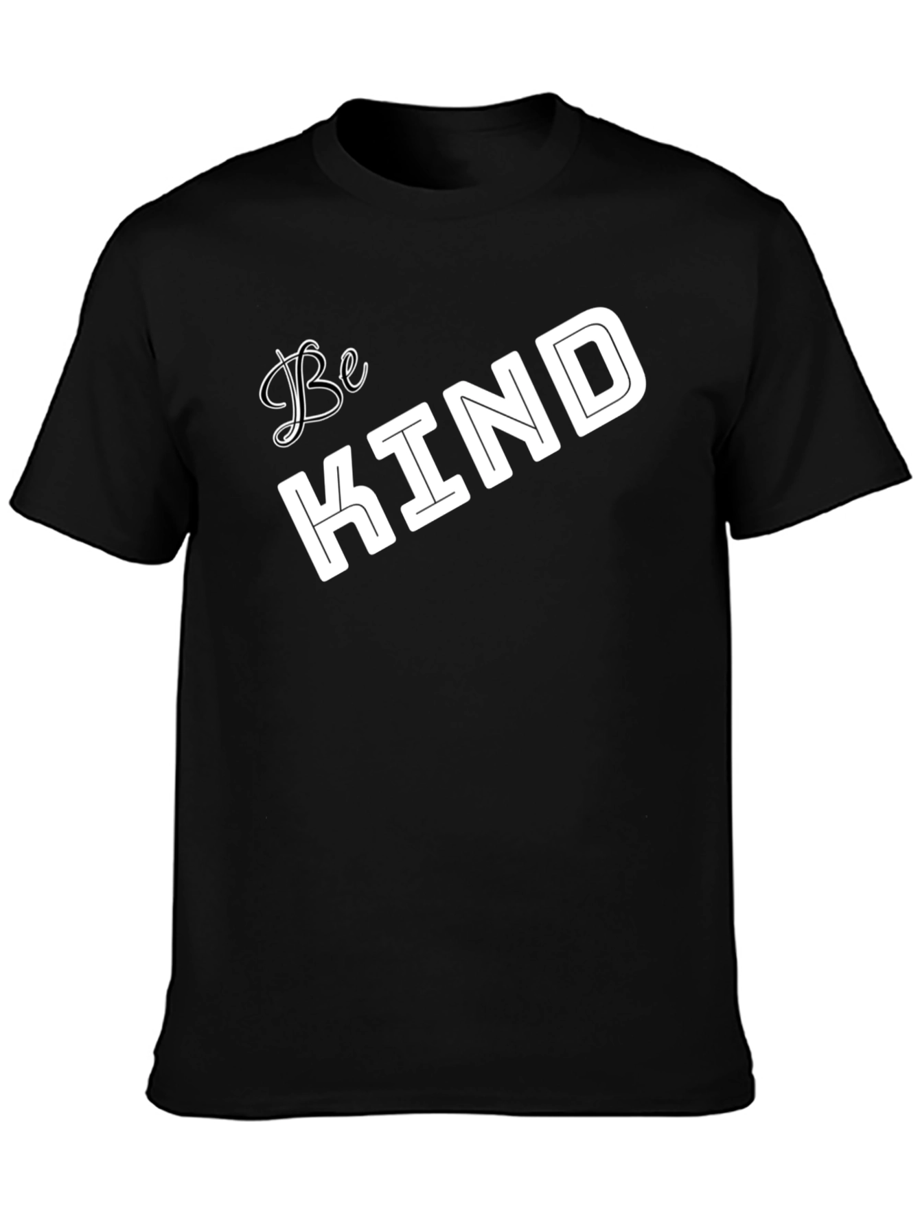 Be Kind Graphic Tee - Soft Cotton Blend