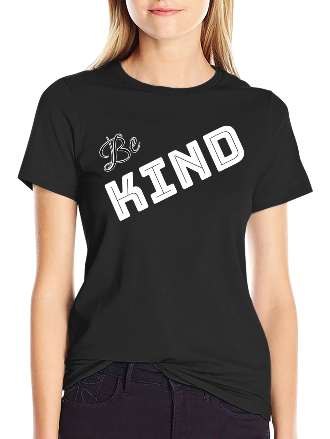 Be Kind Graphic Tee - Soft Cotton Blend