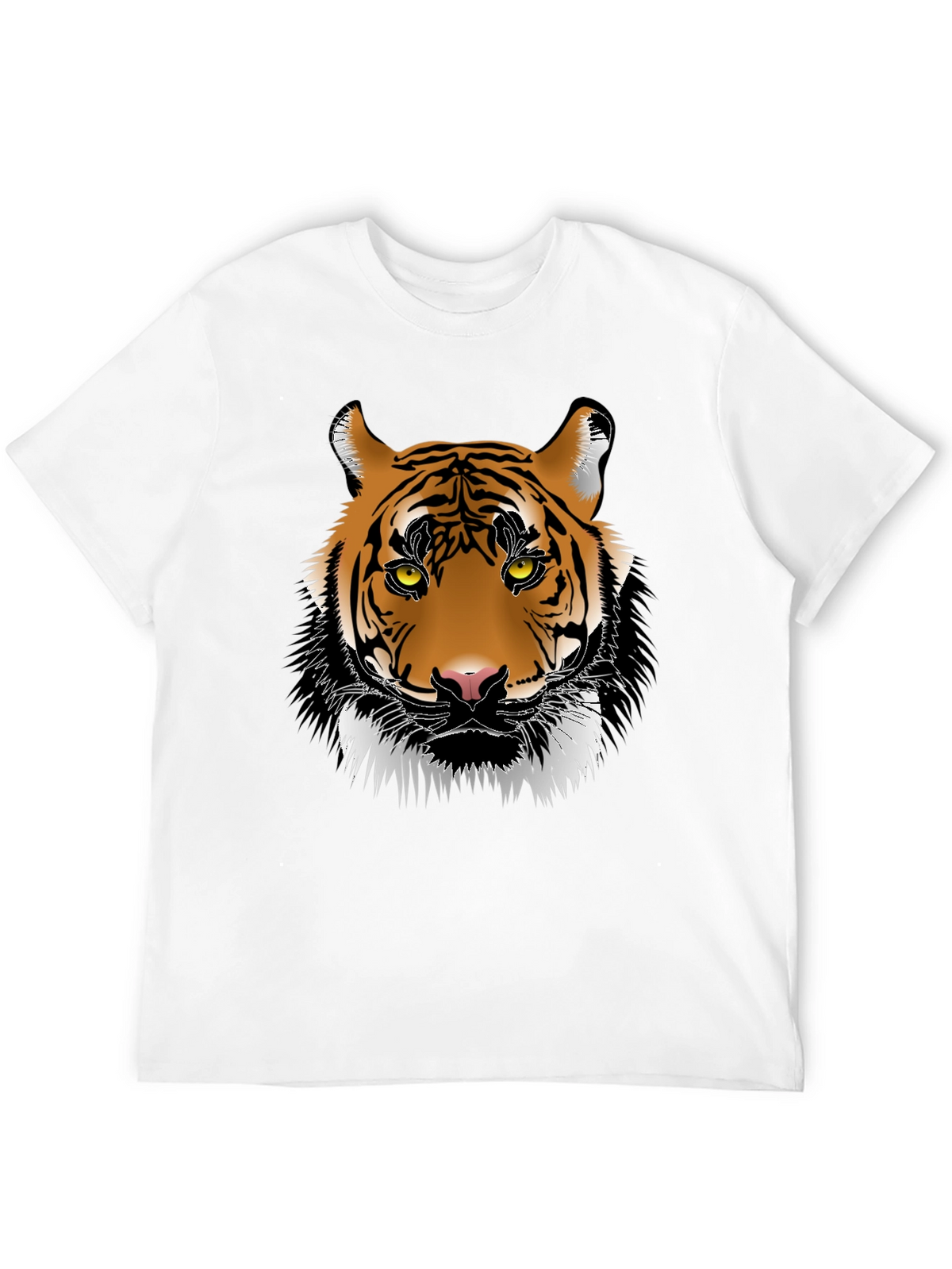 Bold Tiger Graphic Tee - Black