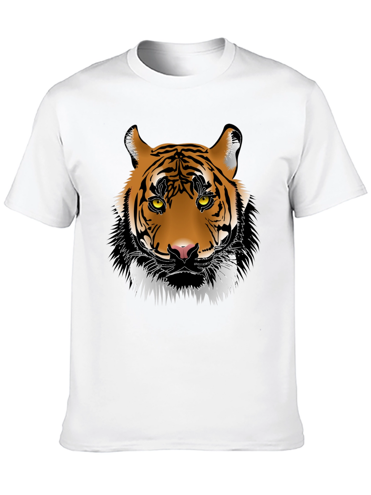 Bold Tiger Graphic Tee - Black