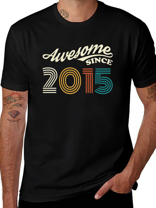 Awesome Since 2015 Graphic Tee