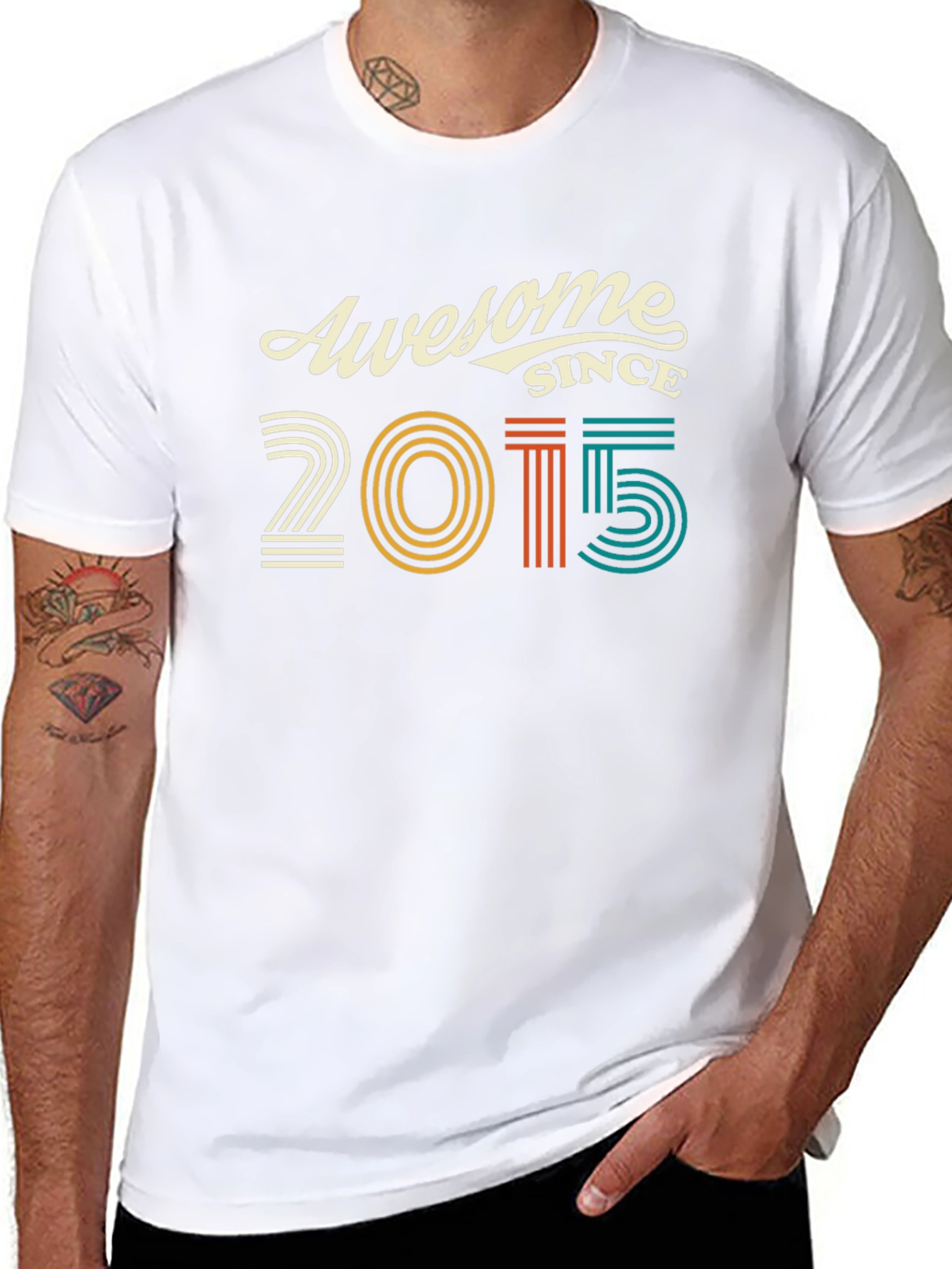 Awesome Since 2015 Graphic Tee