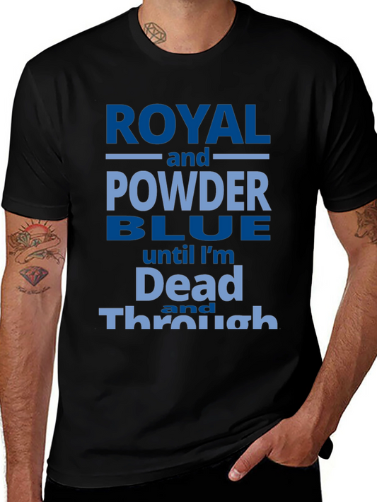 Royal and Powder Blue T-Shirt