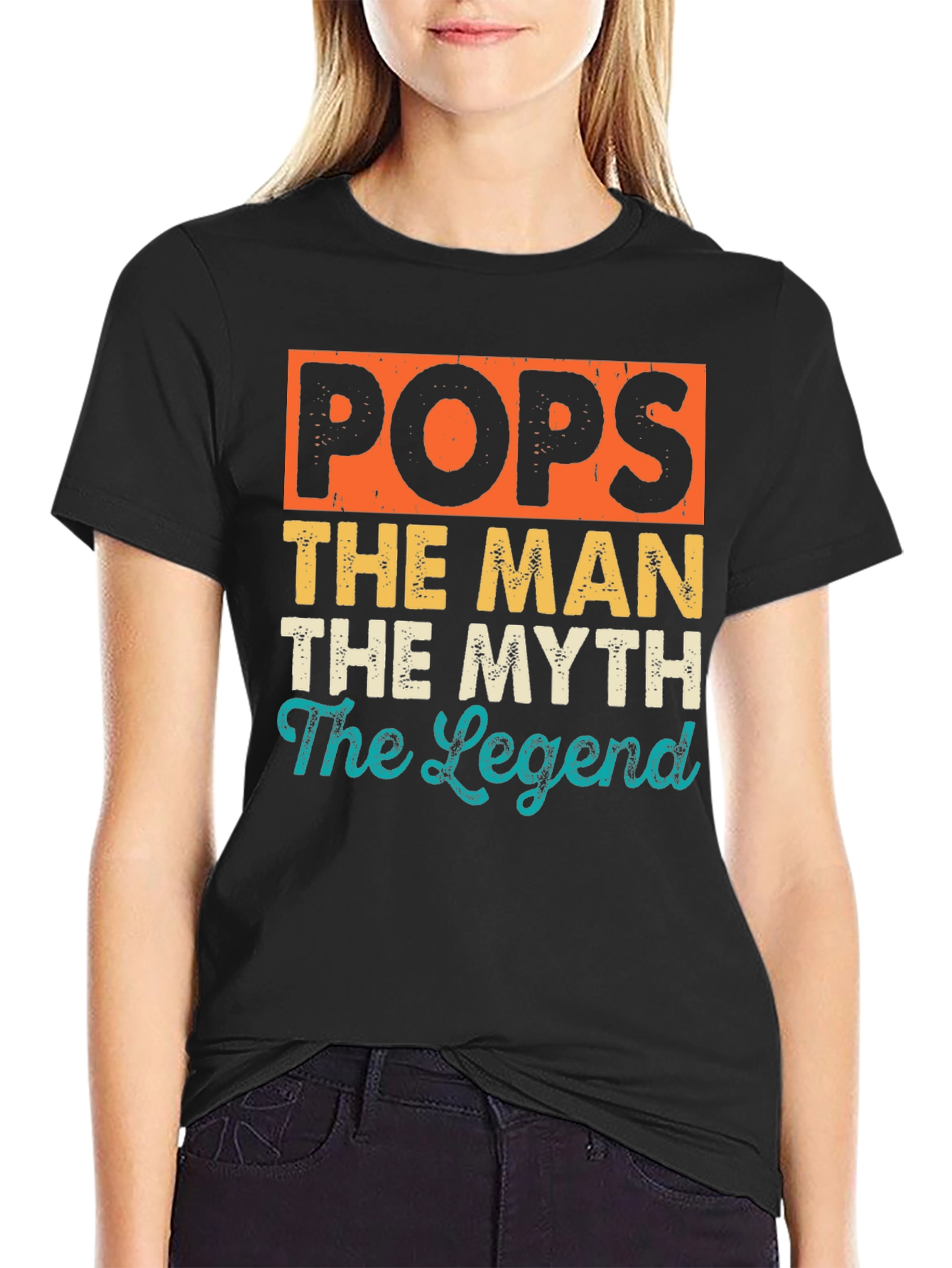 Pops The Man The Myth The Legend Graphic T-Shirt