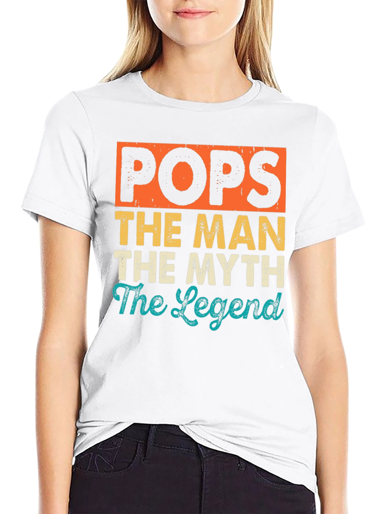 Pops The Man The Myth The Legend Graphic T-Shirt