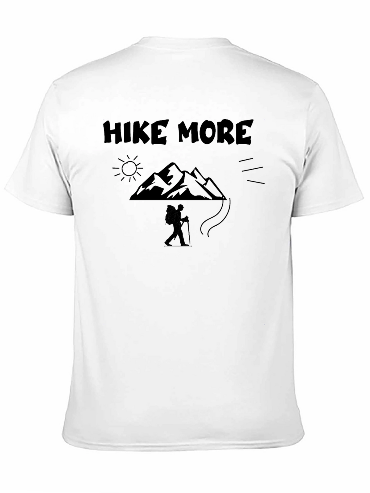 Hike More Graphic T-Shirt - Black
