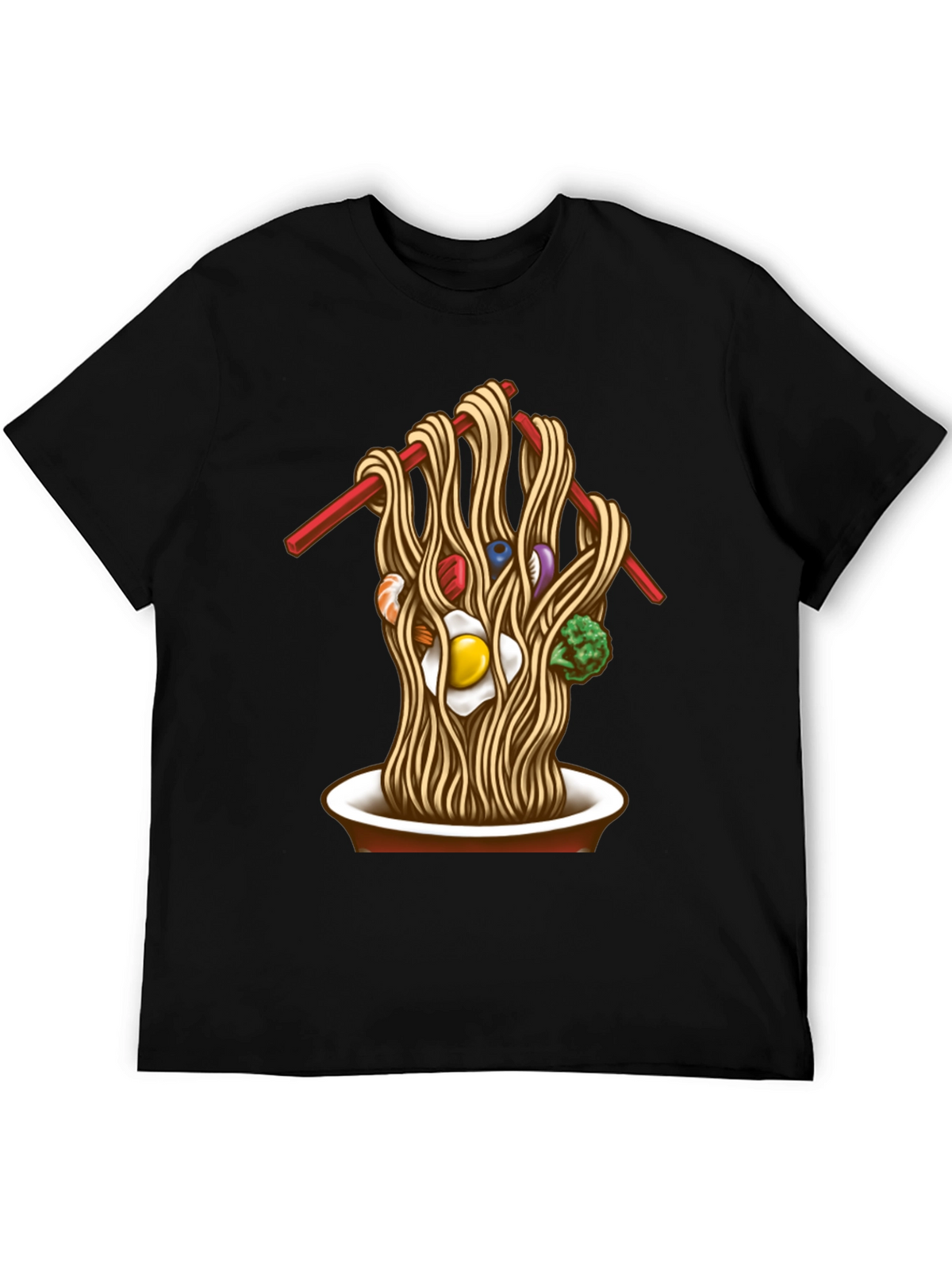 Noodle Bowl Graphic Tee - Unique Ramen Design T-Shirt