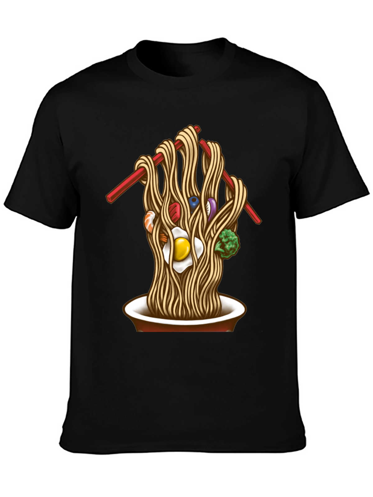 Noodle Bowl Graphic Tee - Unique Ramen Design T-Shirt