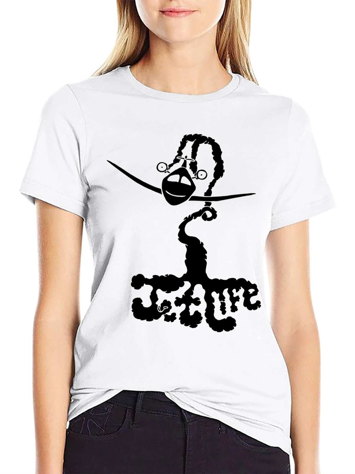 Jet Life Black Graphic Tee