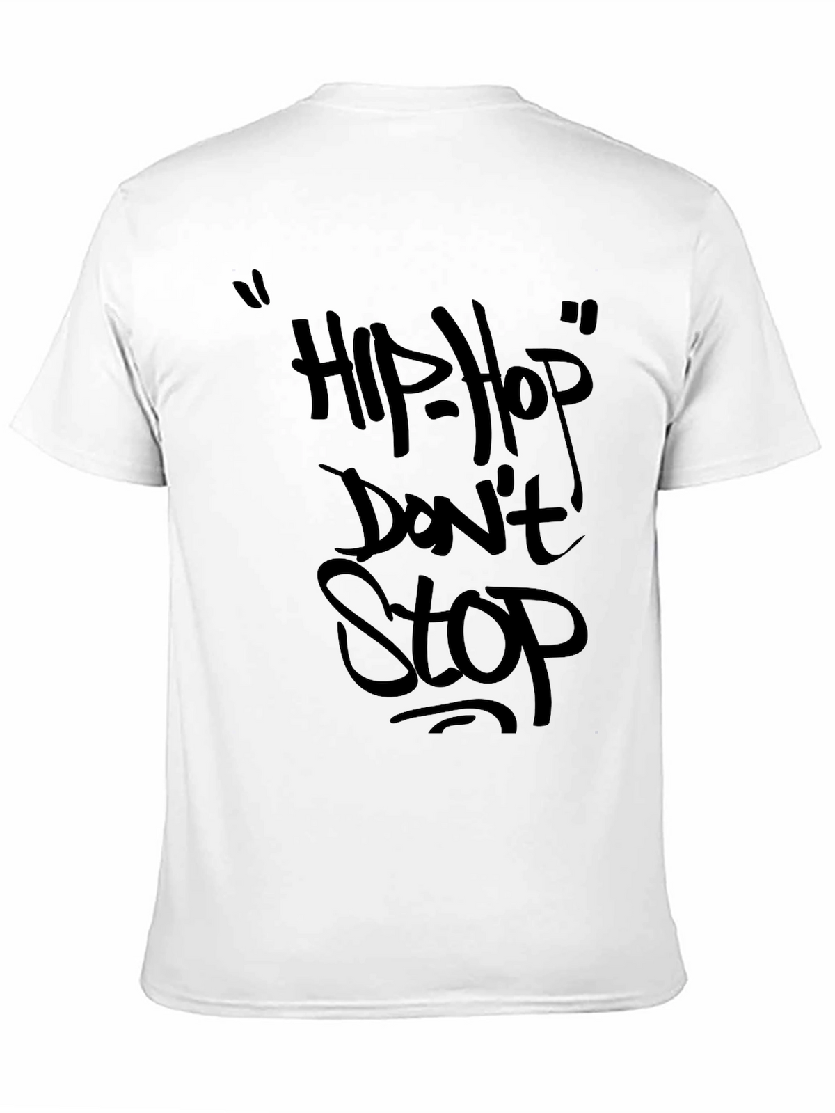 Hip Hop Dont Stop Black T-Shirt
