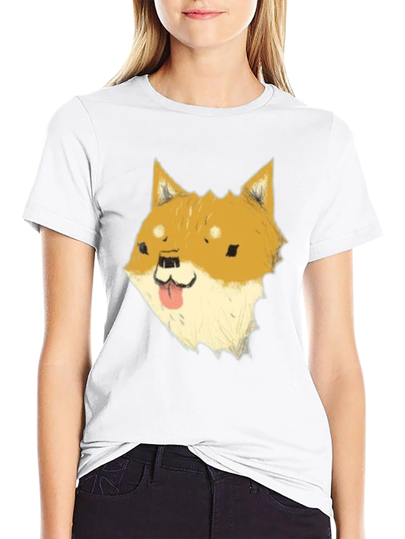 Dog Meme Graphic Tee - Black Cotton T-Shirt