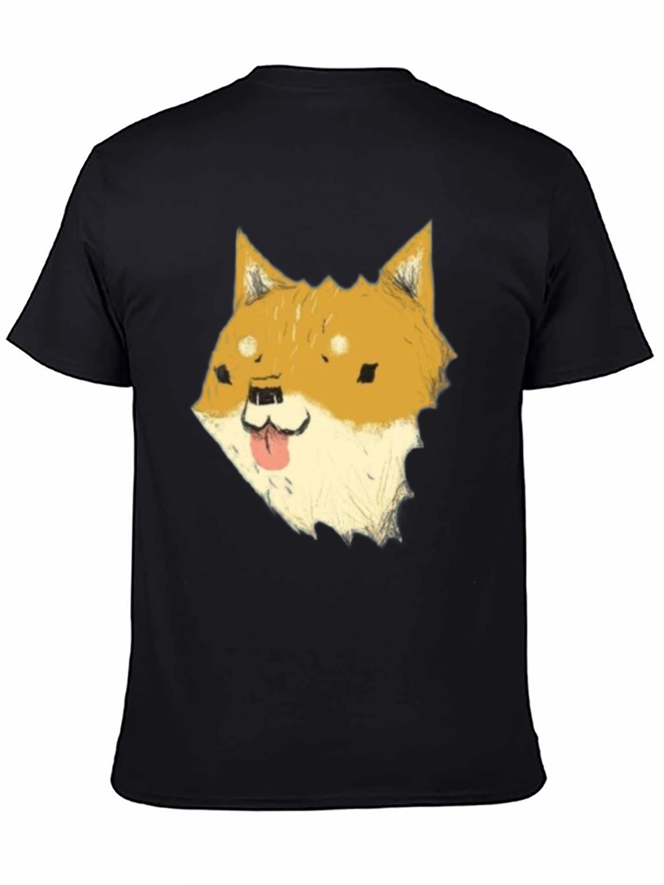 Dog Meme Graphic Tee - Black Cotton T-Shirt