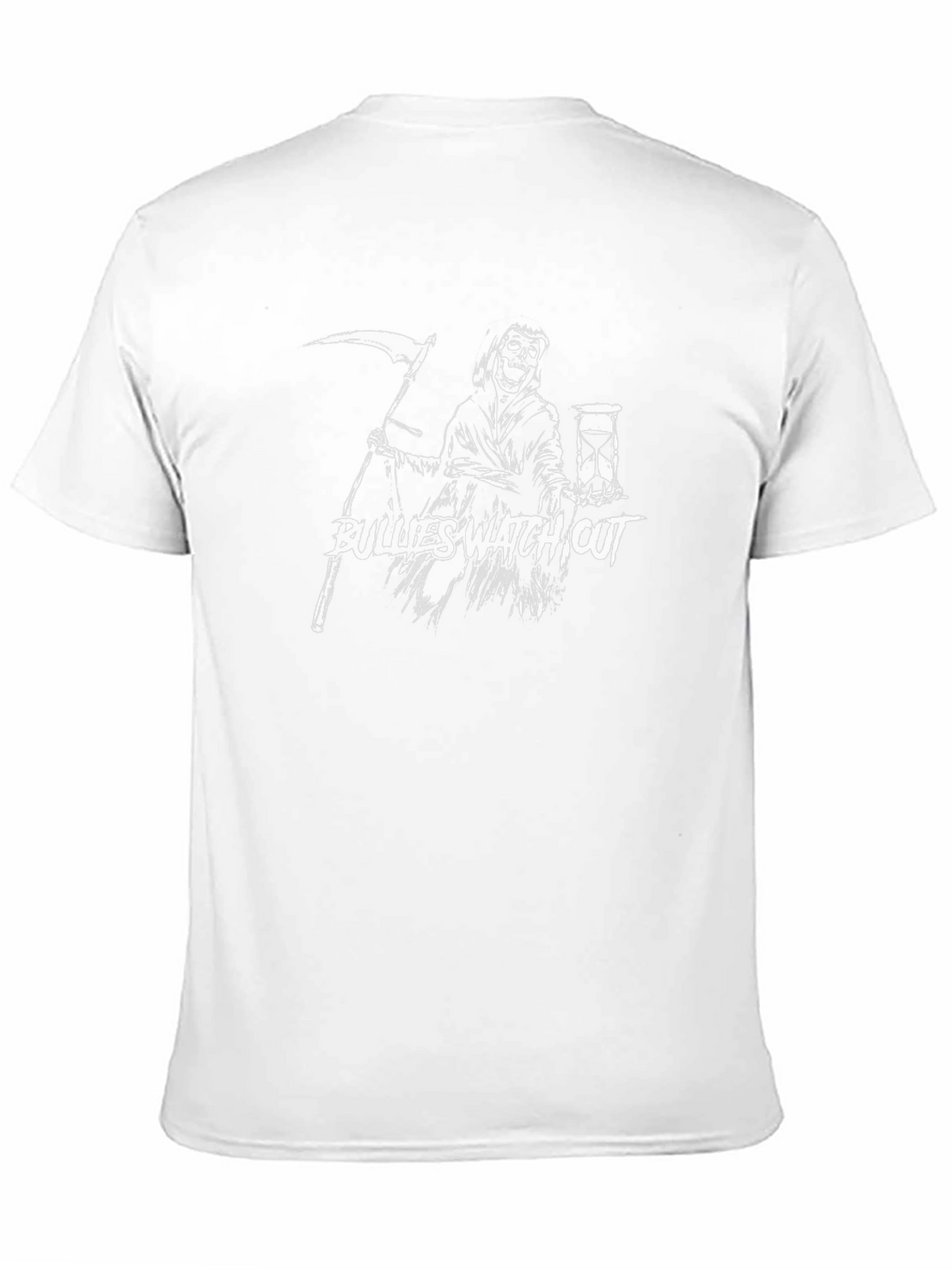 Grim Reaper Bullies Watch Out Graphic T-Shirt