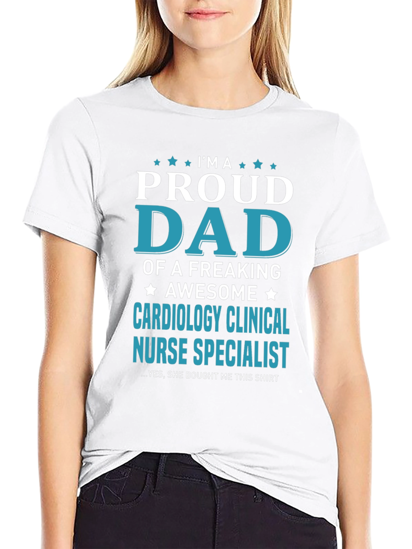 Proud Dad Cardiology Clinical Nurse Specialist T-Shirt