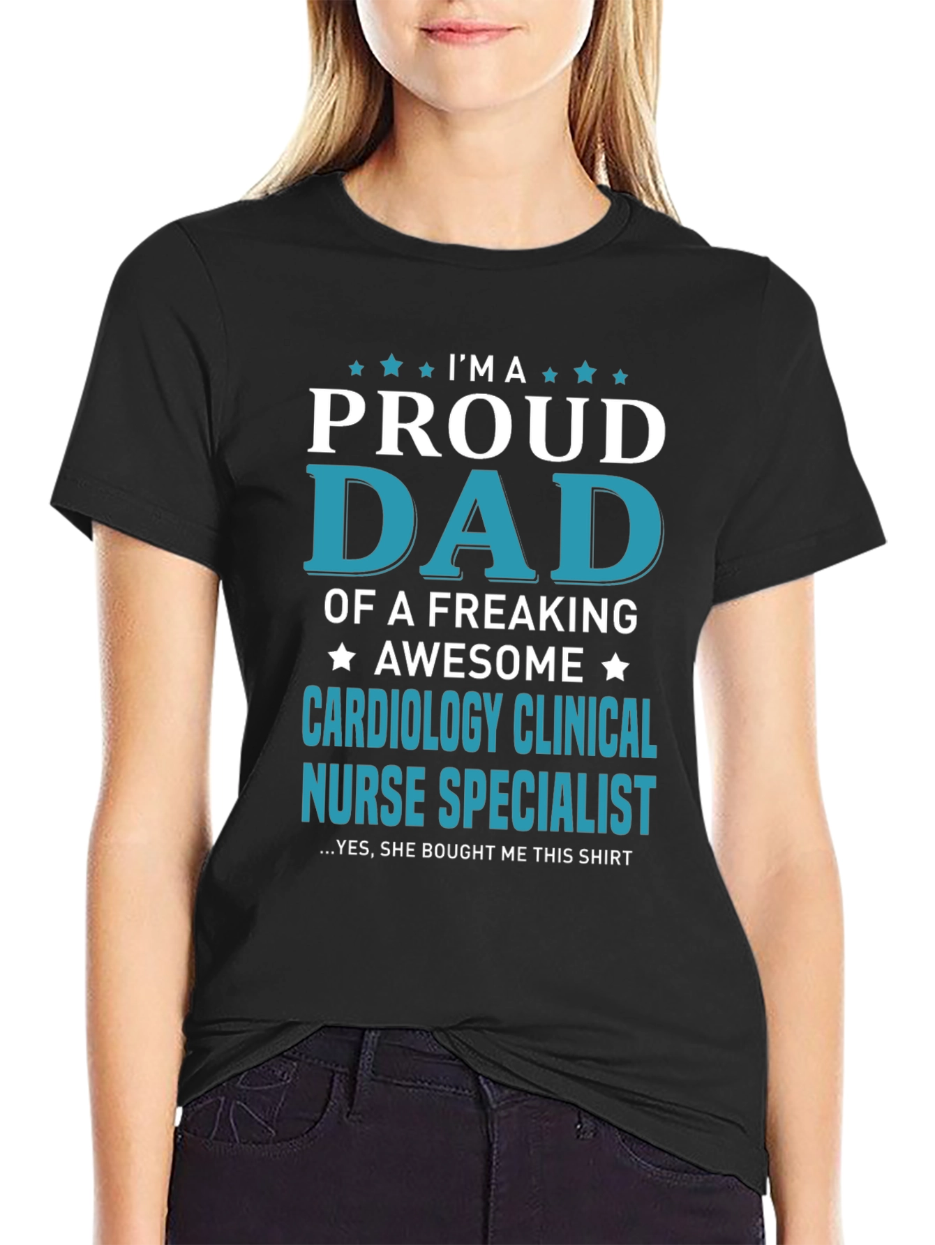 Proud Dad Cardiology Clinical Nurse Specialist T-Shirt