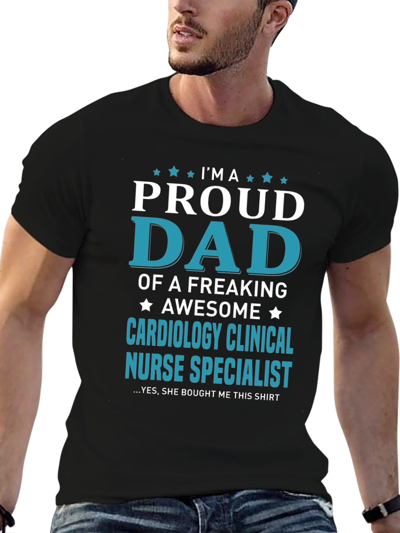 Proud Dad Cardiology Clinical Nurse Specialist T-Shirt