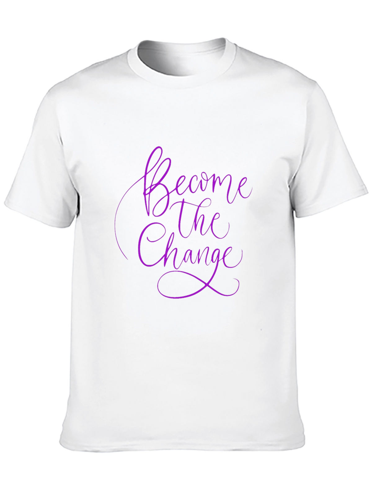 Become The Change Black Graphic Tee Shirt