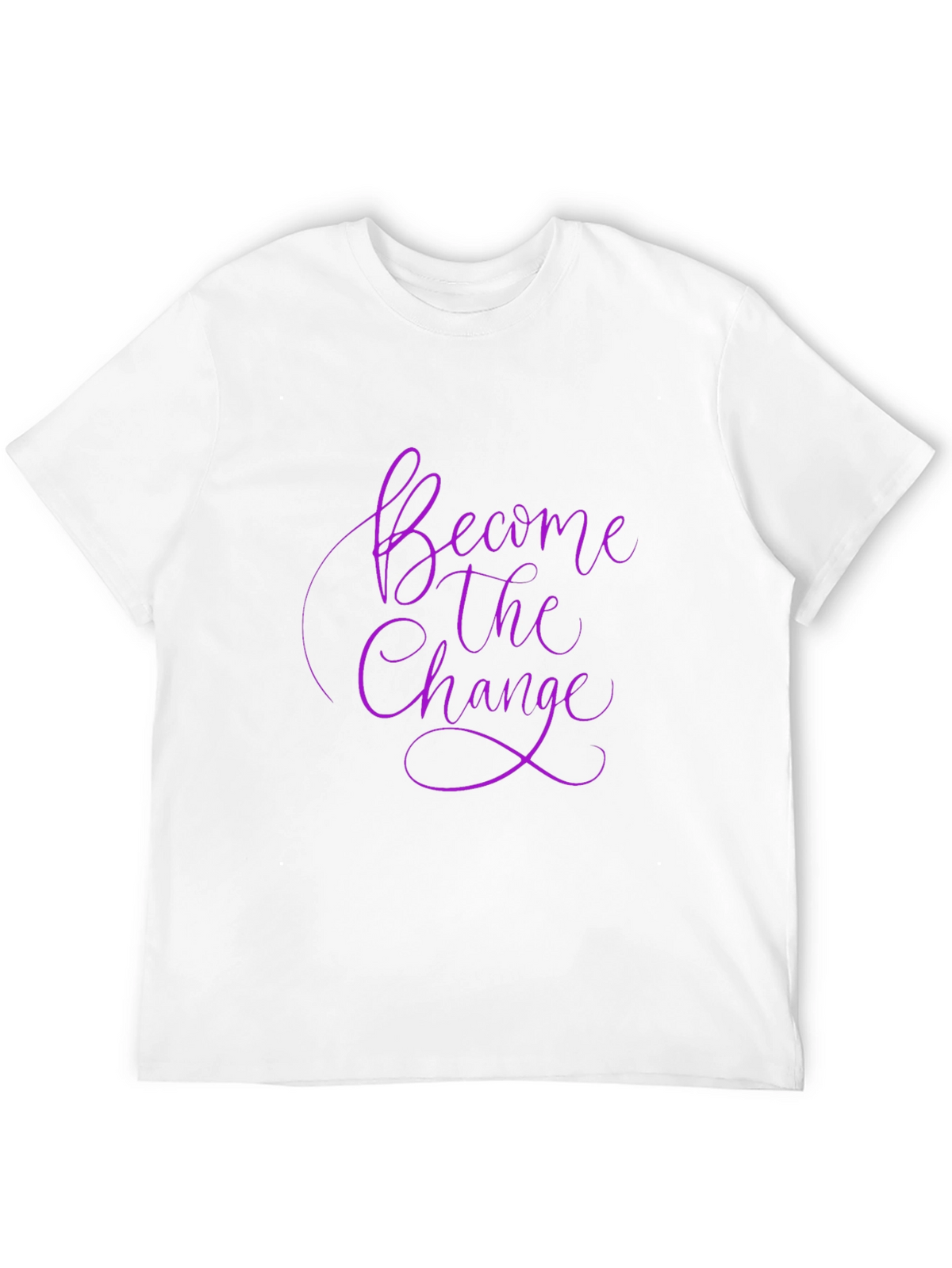 Become The Change Black Graphic Tee Shirt