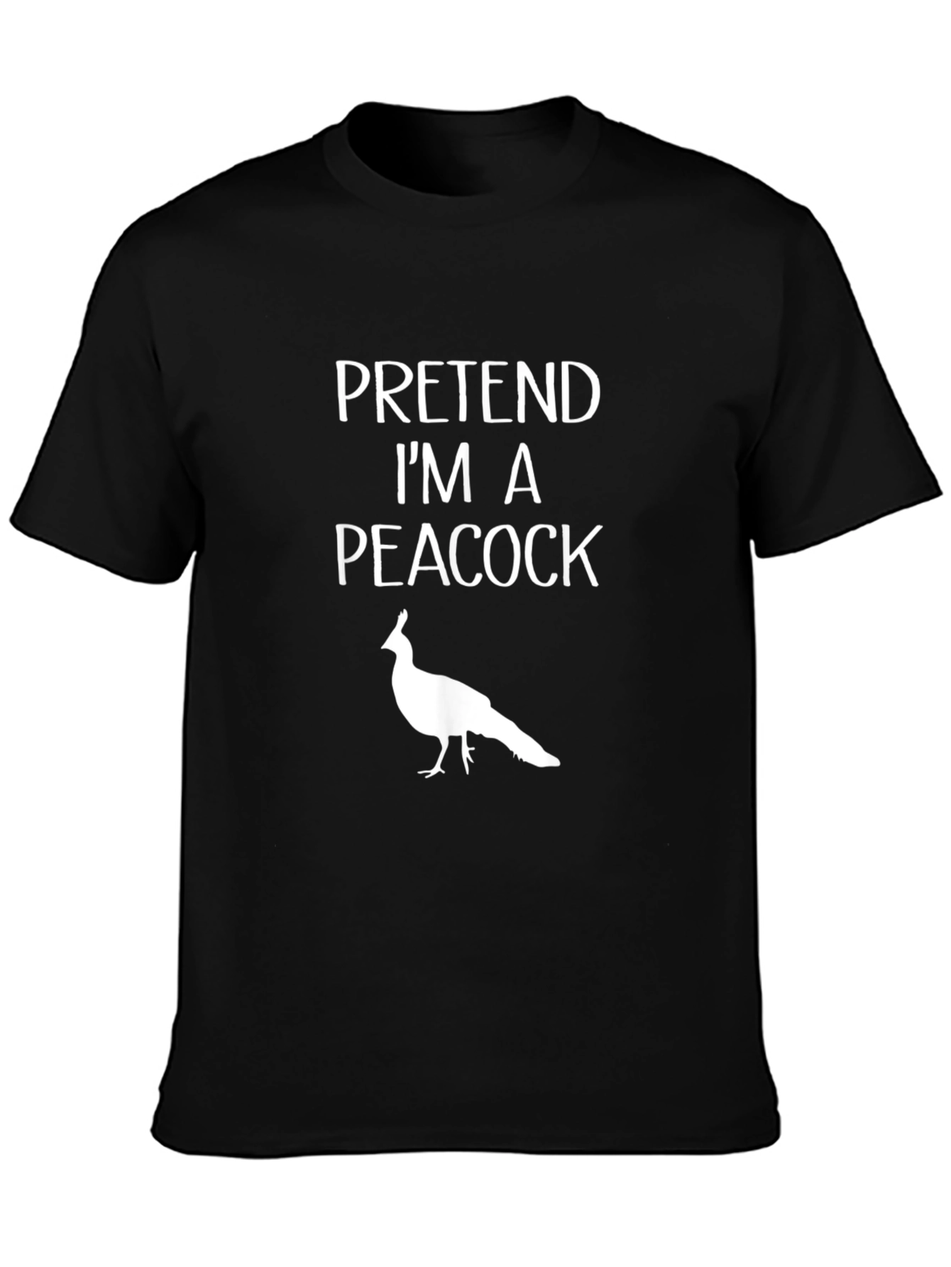 Pretend Im A Peacock Graphic T-Shirt