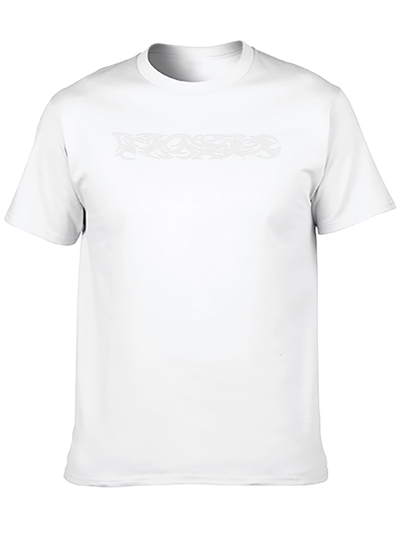 Tribal Design Black T-Shirt